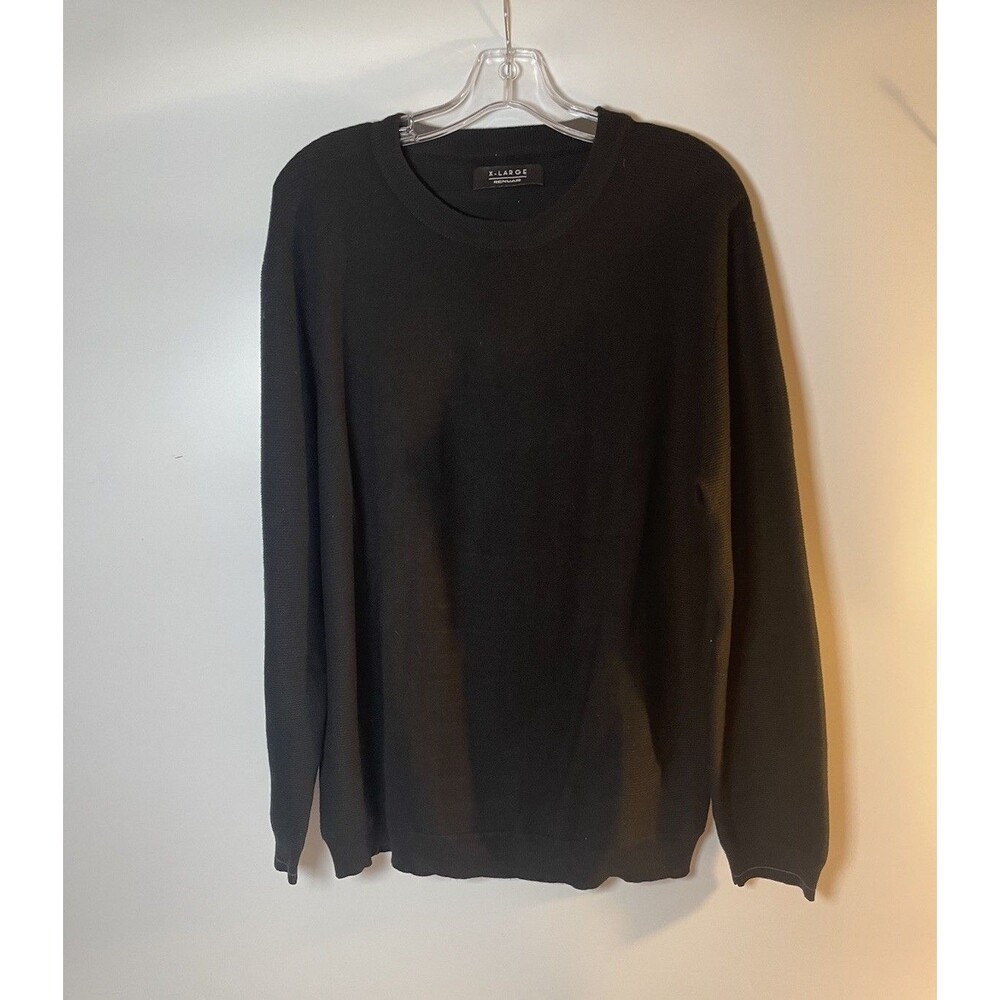 Renuar Men’s Sweater XL Black, Woven Pattern